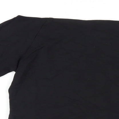 Womens UK Size 14 Marks and Spencer Black Basic Blouse