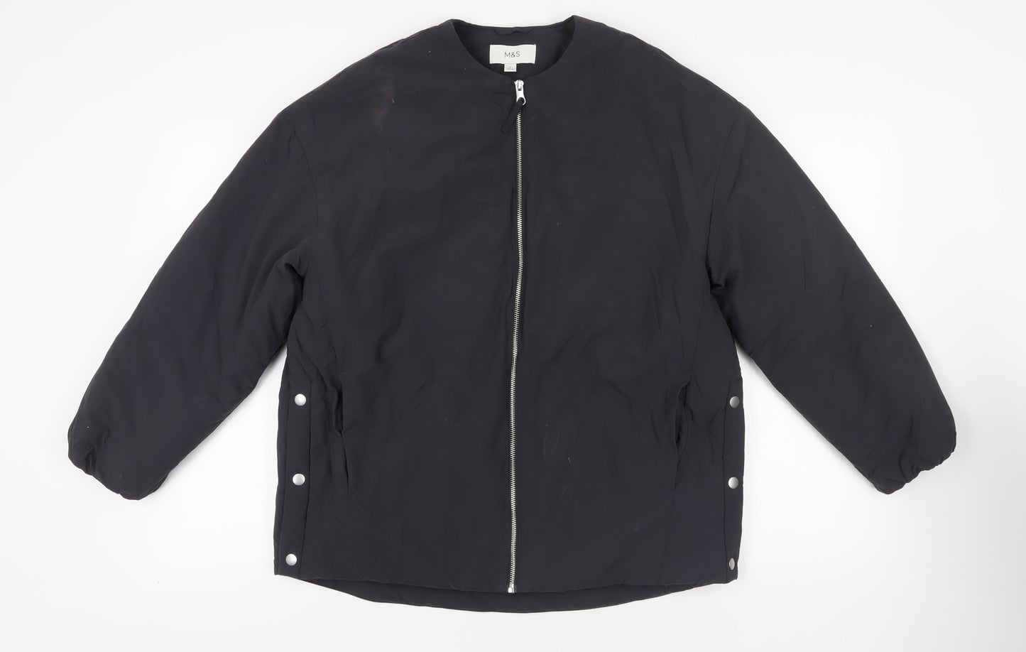 Mens UK Size M Marks and Spencer Black Jacket
