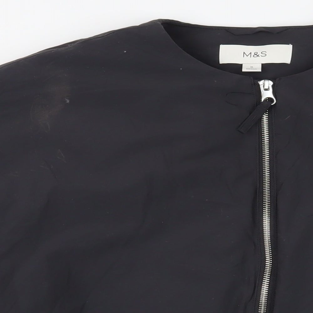 Mens UK Size M Marks and Spencer Black Jacket