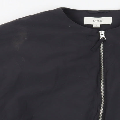 Mens UK Size M Marks and Spencer Black Jacket