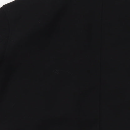 Mens UK Size S Marks and Spencer Black Bomber Jacket
