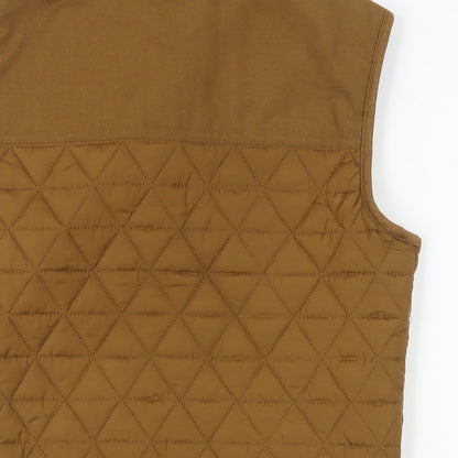 Mens UK Size XS River Island Brown Gilet