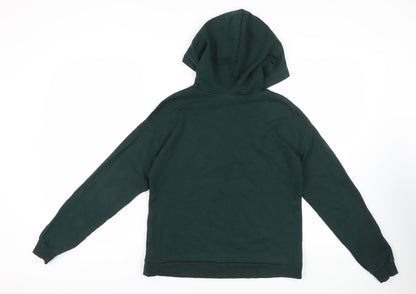 Womens UK Size 4 ASOS Green Pullover Hoodie