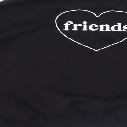 Womens UK Size S Divided by H&M Black Pullover Sweatshirt