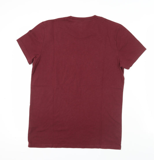 Mens UK Size S Hollister Purple  T-Shirt