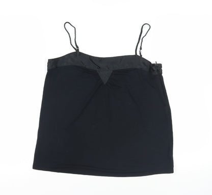 Womens UK Size M Gap Black Camisole Tank