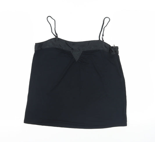 Womens UK Size M Gap Black Camisole Tank