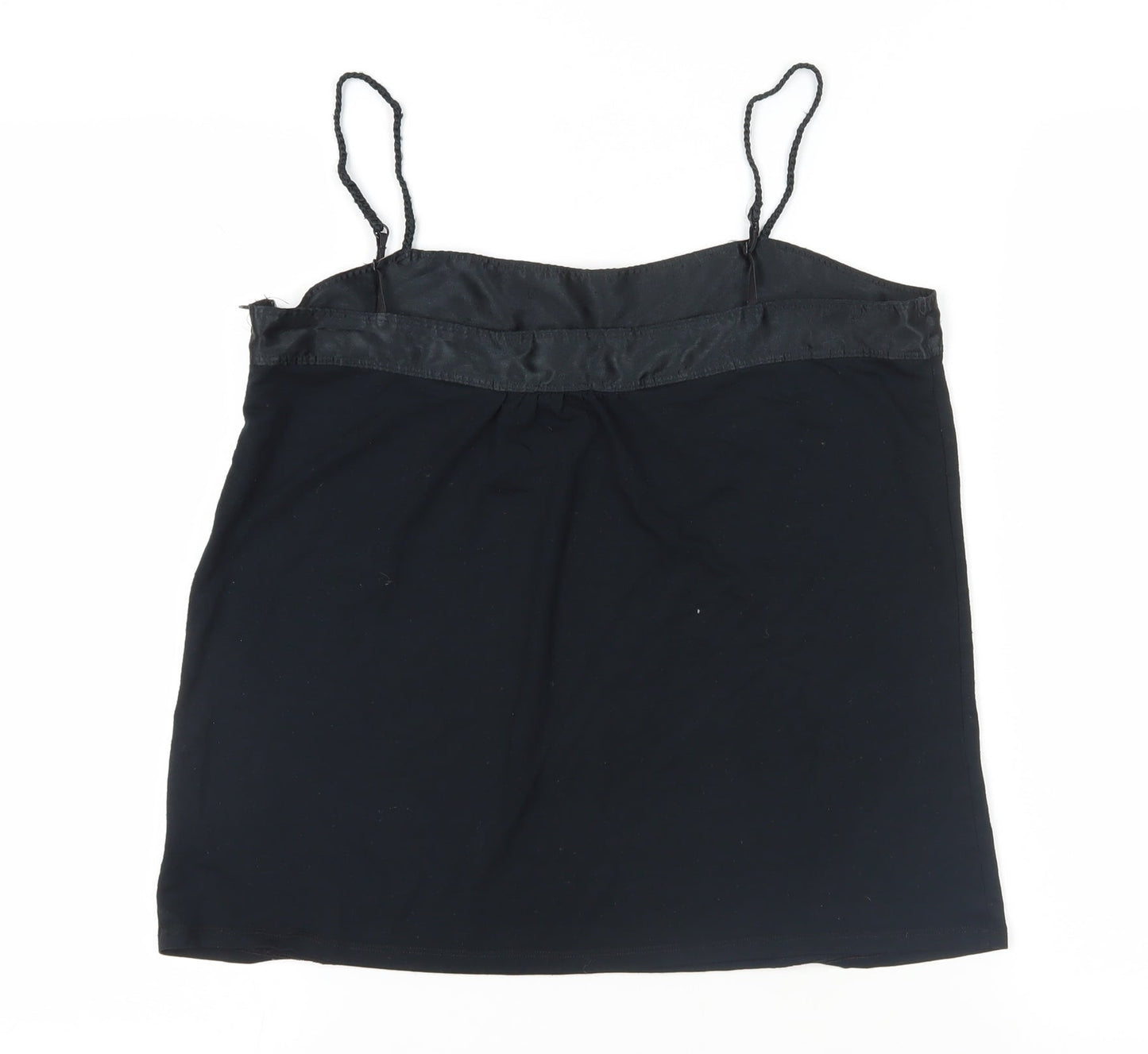 Womens UK Size M Gap Black Camisole Tank
