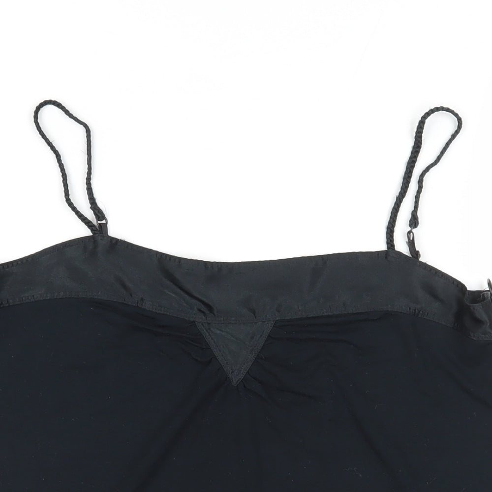 Womens UK Size M Gap Black Camisole Tank