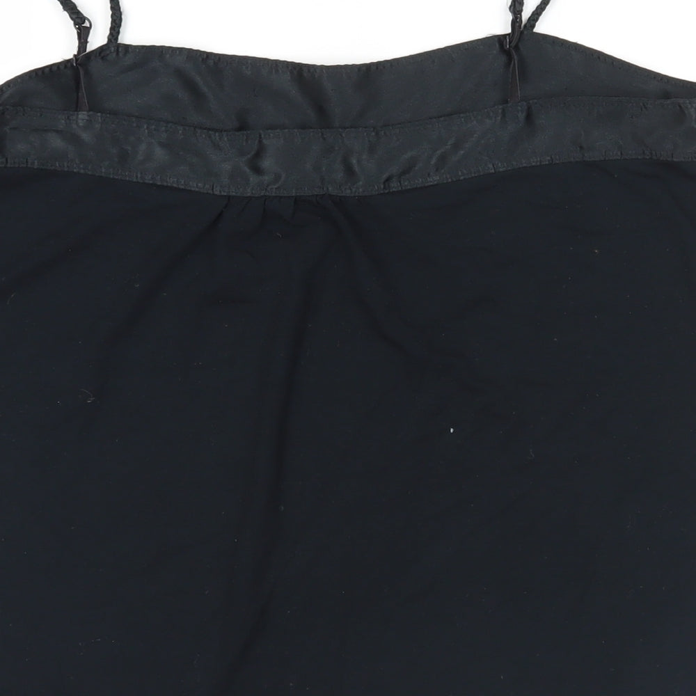 Womens UK Size M Gap Black Camisole Tank