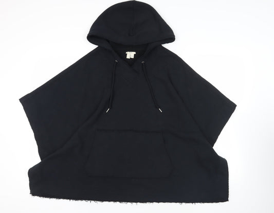 Womens UK Size M Esprit Black Pullover Hoodie