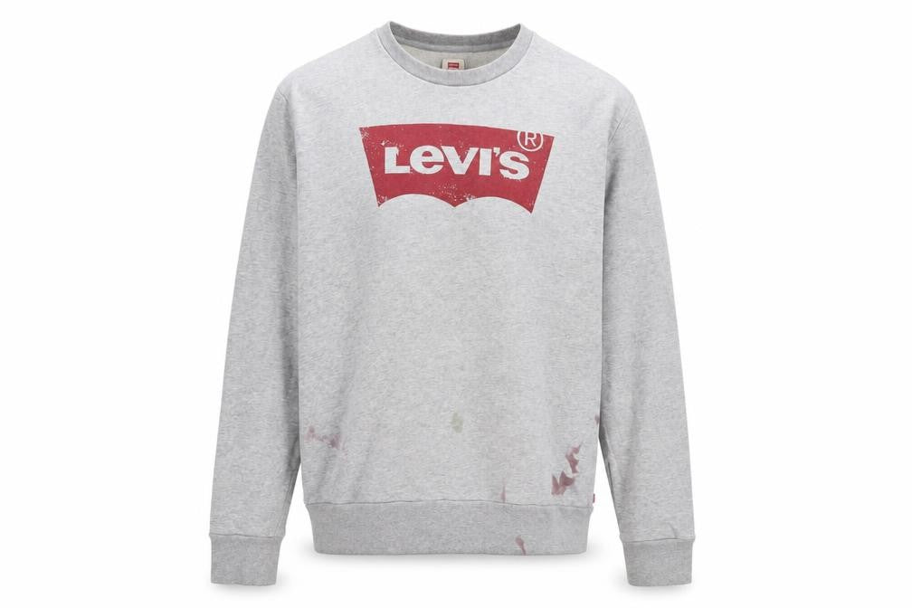 Mens UK Size 2XL Levi's Grey Pullover Sweatshirt