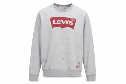 Mens UK Size 2XL Levi's Grey Pullover Sweatshirt