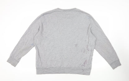 Mens UK Size 2XL Levi's Grey Pullover Sweatshirt