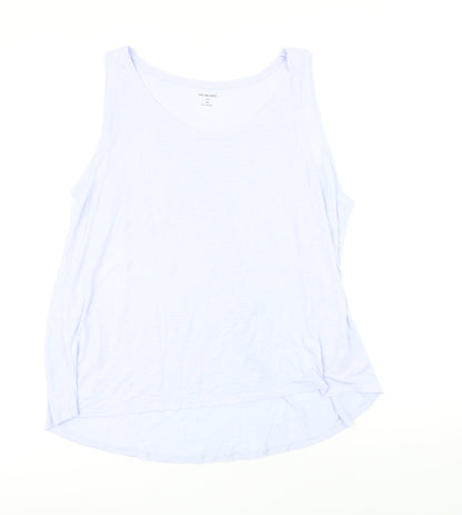 Womens UK Size 20 Marks and Spencer Blue Basic T-Shirt