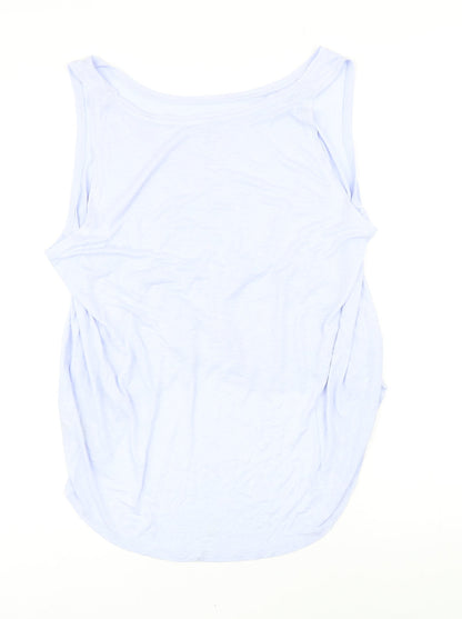 Womens UK Size 20 Marks and Spencer Blue Basic T-Shirt
