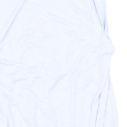 Womens UK Size 20 Marks and Spencer Blue Basic T-Shirt