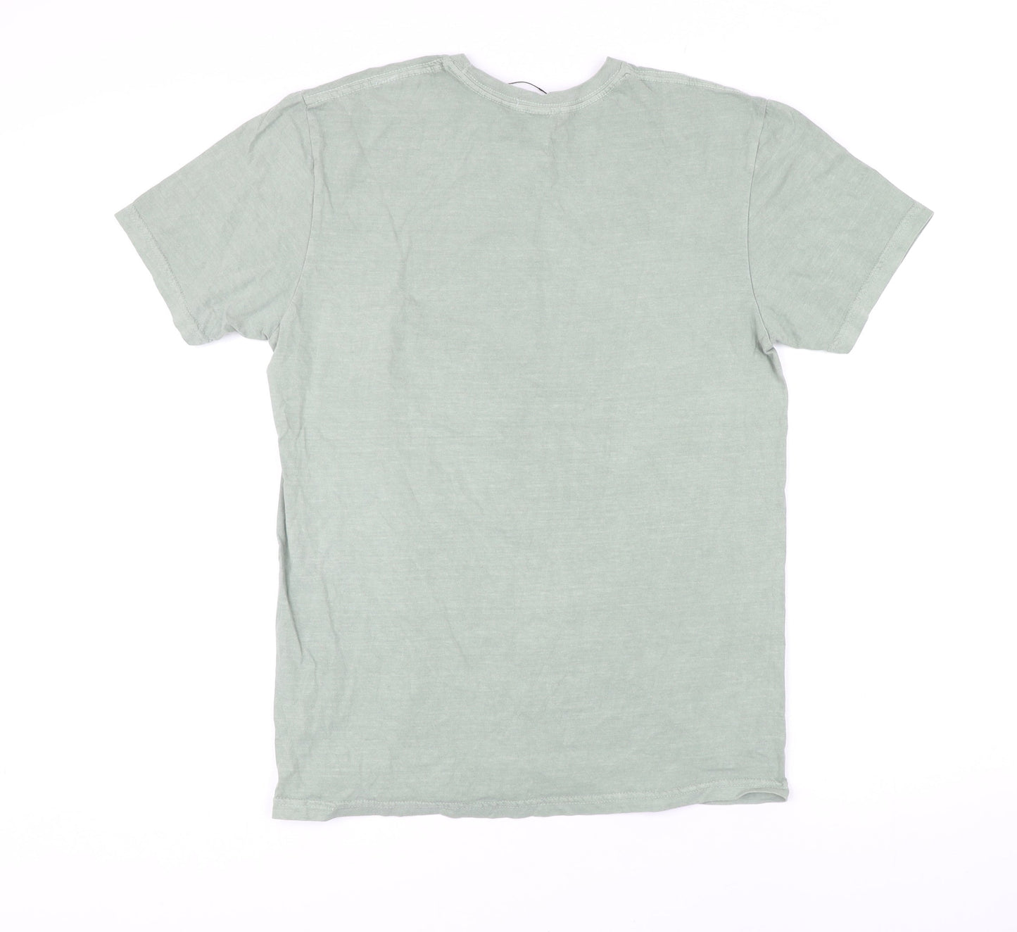 Mens UK Size S Boohoo Green  T-Shirt
