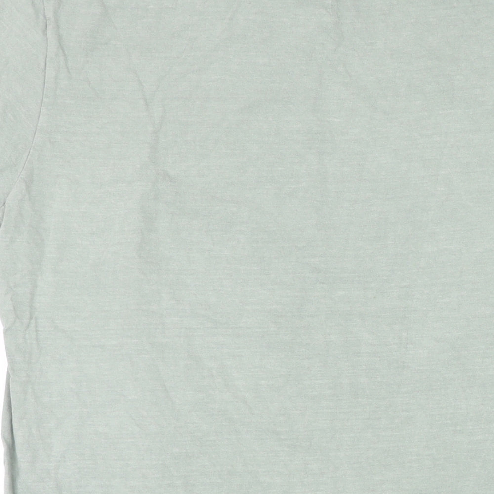 Mens UK Size S Boohoo Green  T-Shirt