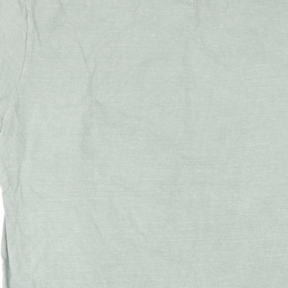 Mens UK Size S Boohoo Green  T-Shirt