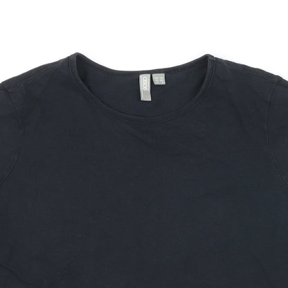 Womens UK Size 12 ASOS Black Basic T-Shirt