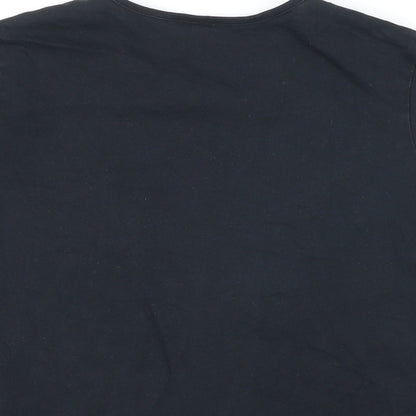 Womens UK Size 12 ASOS Black Basic T-Shirt