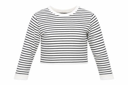 Womens UK Size S Zara Black Basic T-Shirt