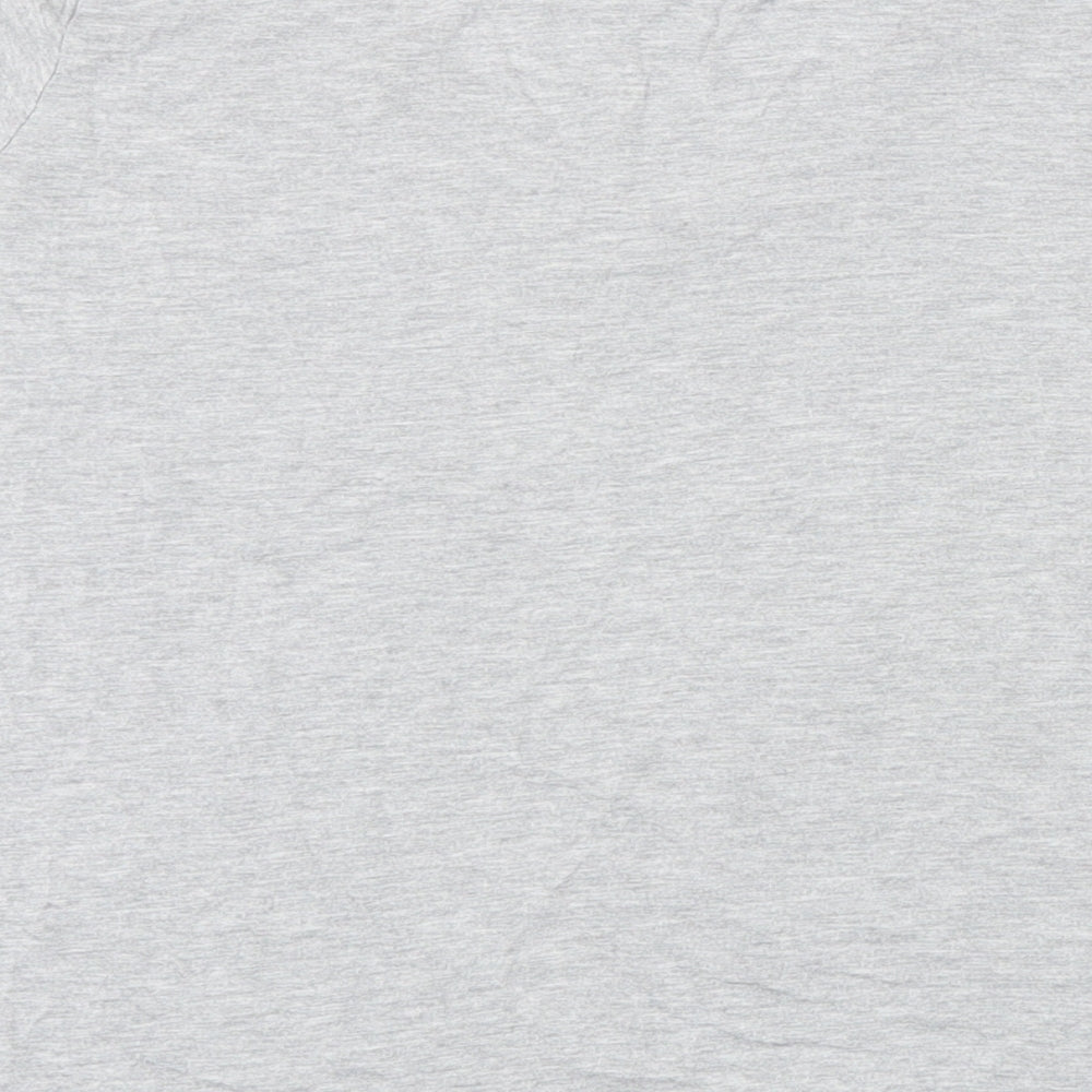 Womens UK Size M H&M Grey Basic T-Shirt