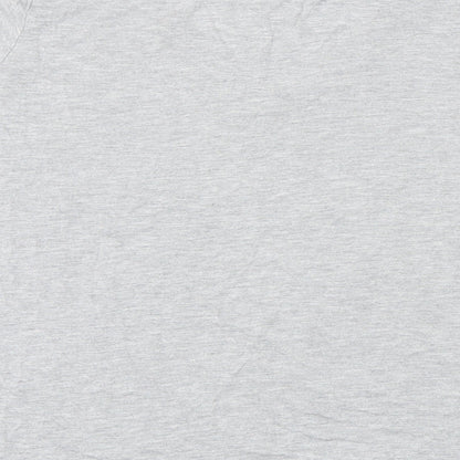 Womens UK Size M H&M Grey Basic T-Shirt