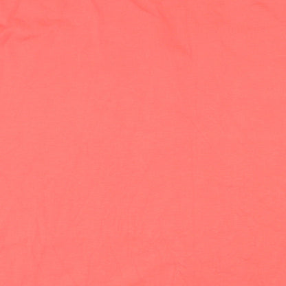 Womens UK Size 28 Classic Red Basic T-Shirt