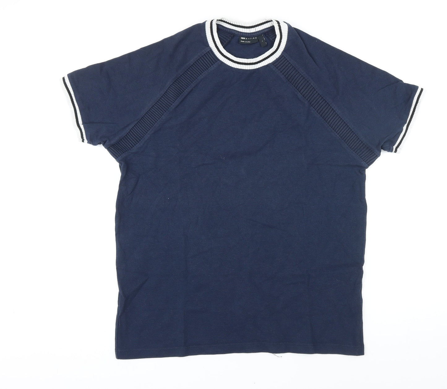 Mens UK Size L ASOS Blue  T-Shirt
