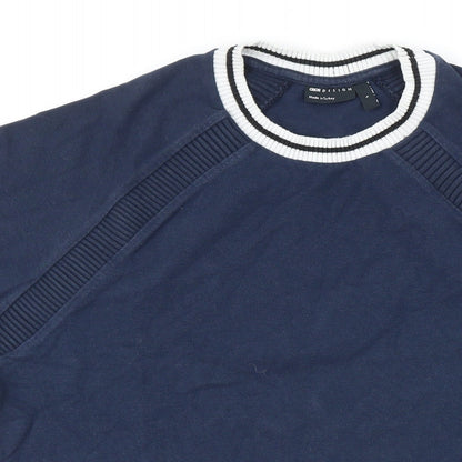 Mens UK Size L ASOS Blue  T-Shirt