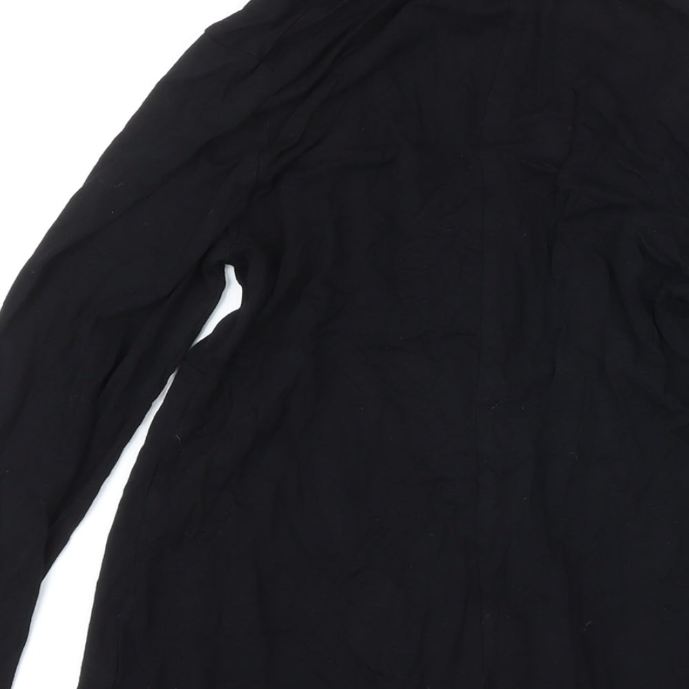 Womens UK Size 8 ASOS Black Tunic T-Shirt