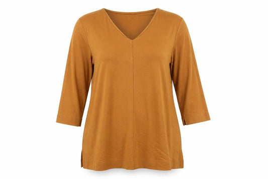 Womens UK Size 12 Marks and Spencer Brown Tunic T-Shirt