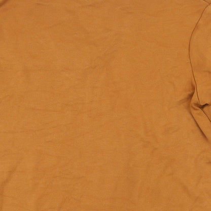 Womens UK Size 12 Marks and Spencer Brown Tunic T-Shirt