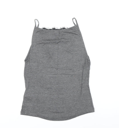 Womens UK Size S H&M Grey Camisole T-Shirt