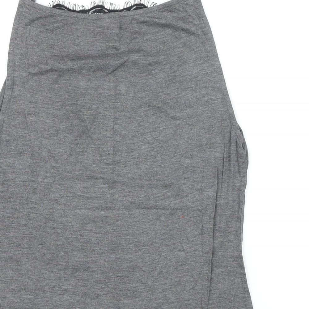 Womens UK Size S H&M Grey Camisole T-Shirt