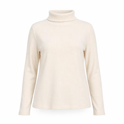 Dorothy Perkins Womens Ivory High Neck Cotton Pullover Jumper Size 16