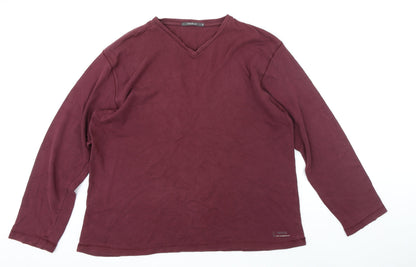 Mens UK Size XL River Island Purple Pullover Sweatshirt