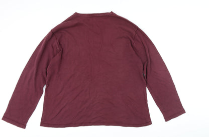 Mens UK Size XL River Island Purple Pullover Sweatshirt