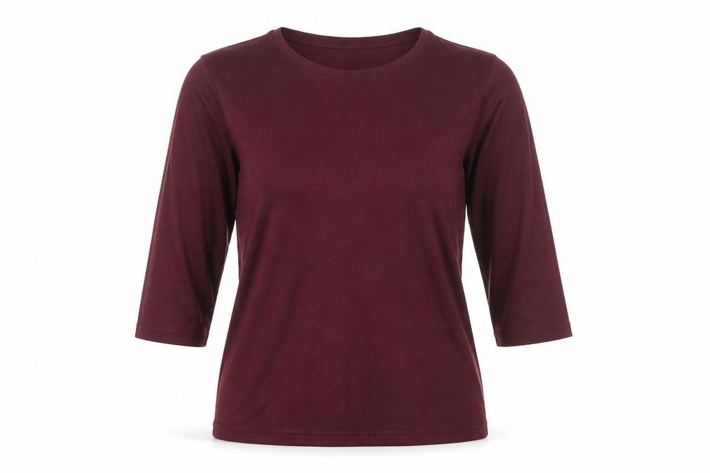 Womens UK Size M New Look Purple Basic T-Shirt