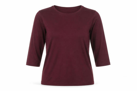 Womens UK Size M New Look Purple Basic T-Shirt