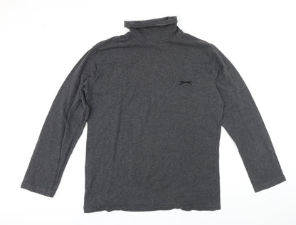 Mens UK Size L Slazenger Grey Pullover Sweatshirt