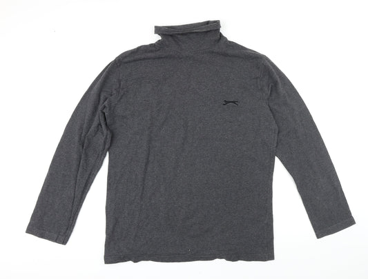 Mens UK Size L Slazenger Grey Pullover Sweatshirt