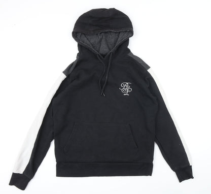 Mens UK Size L Brave Soul Black Pullover Hoodie