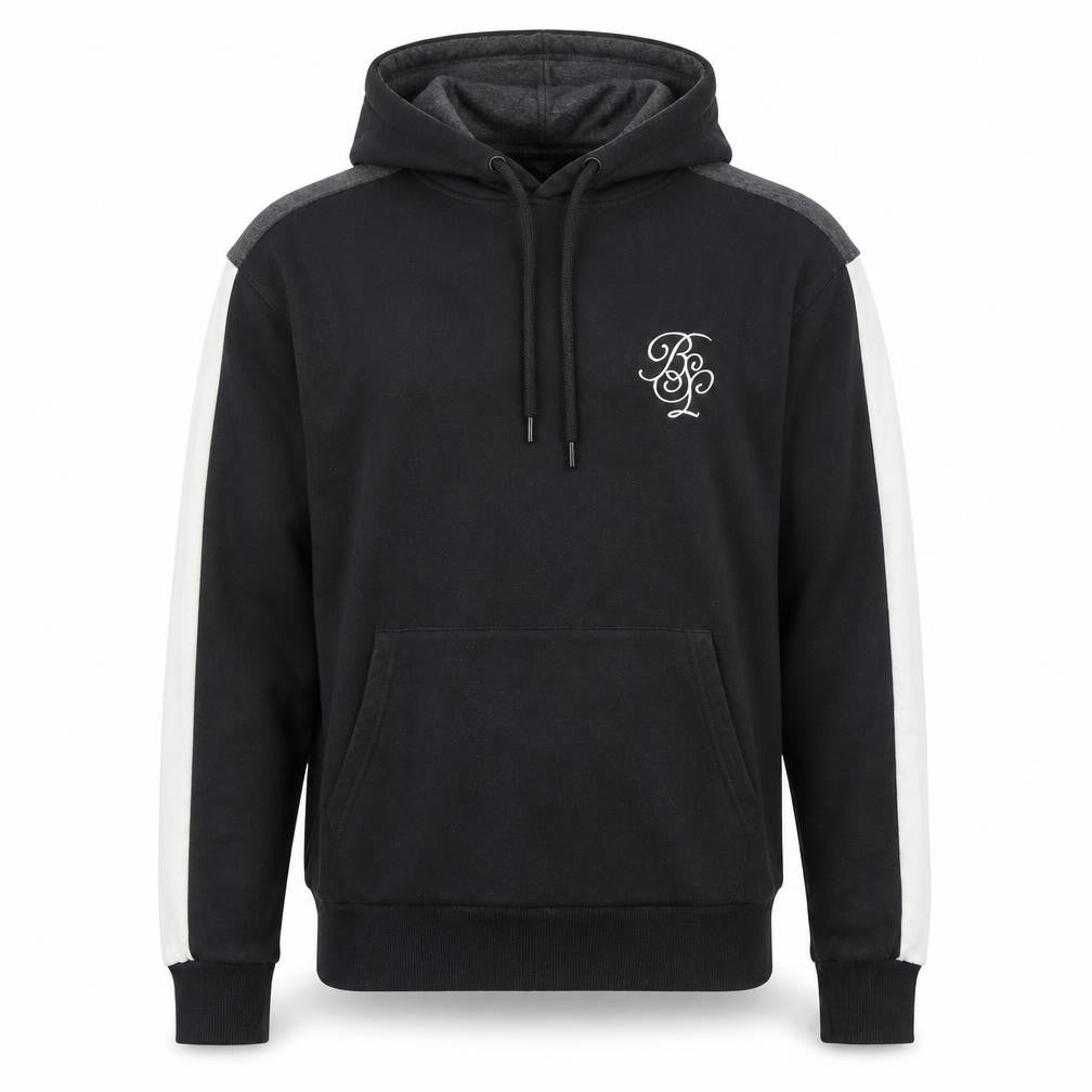 Mens UK Size L Brave Soul Black Pullover Hoodie