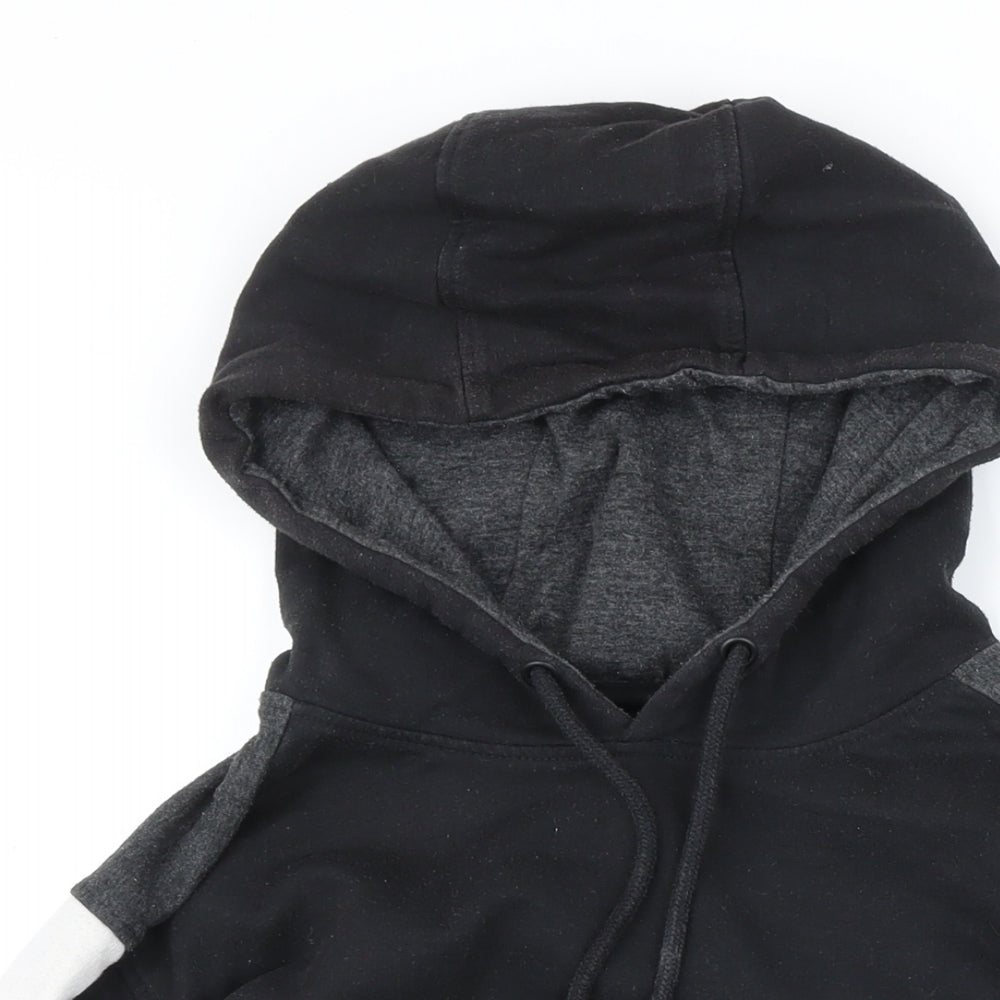 Mens UK Size L Brave Soul Black Pullover Hoodie