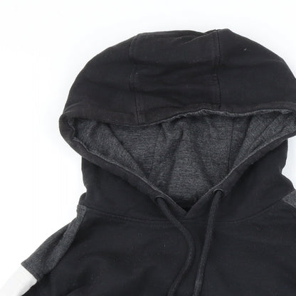 Mens UK Size L Brave Soul Black Pullover Hoodie