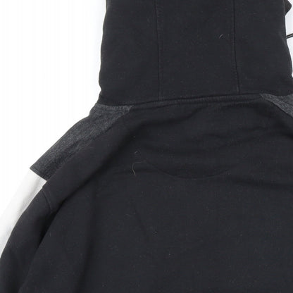 Mens UK Size L Brave Soul Black Pullover Hoodie