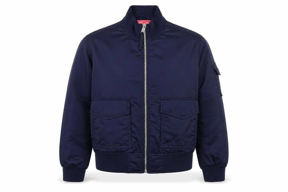 Womens UK Size S Gap Blue Bomber Jacket